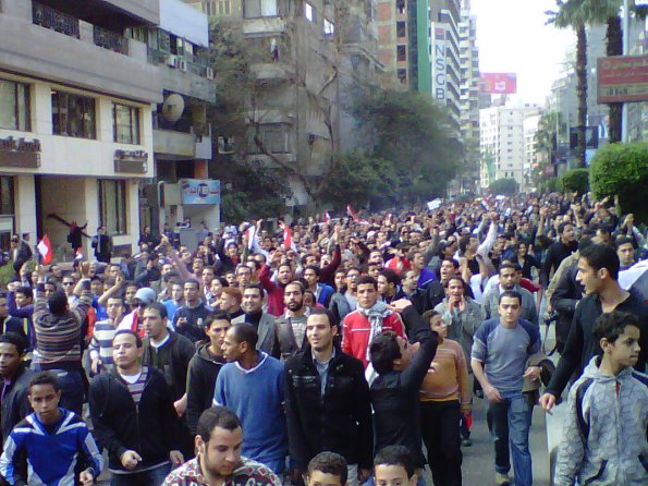 Demonstration of Egyptians